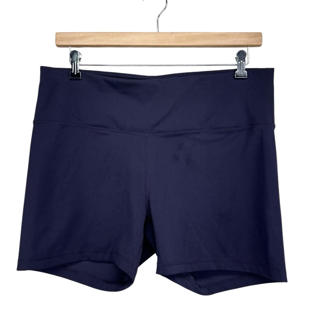 Yogalicious Navy Blue Bike Shorts Womens Size 2X